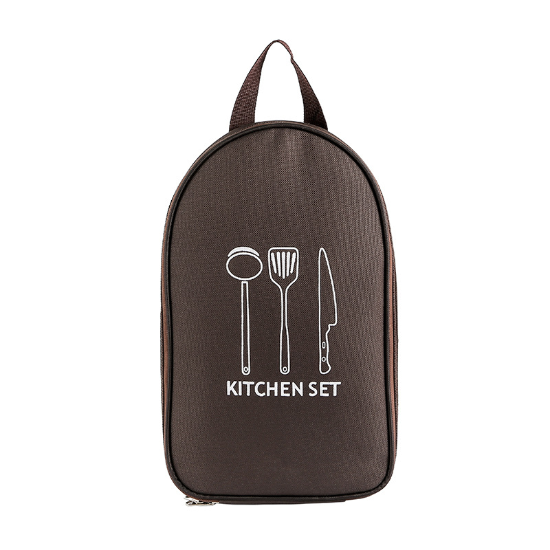 Portable outdoor cutlery set