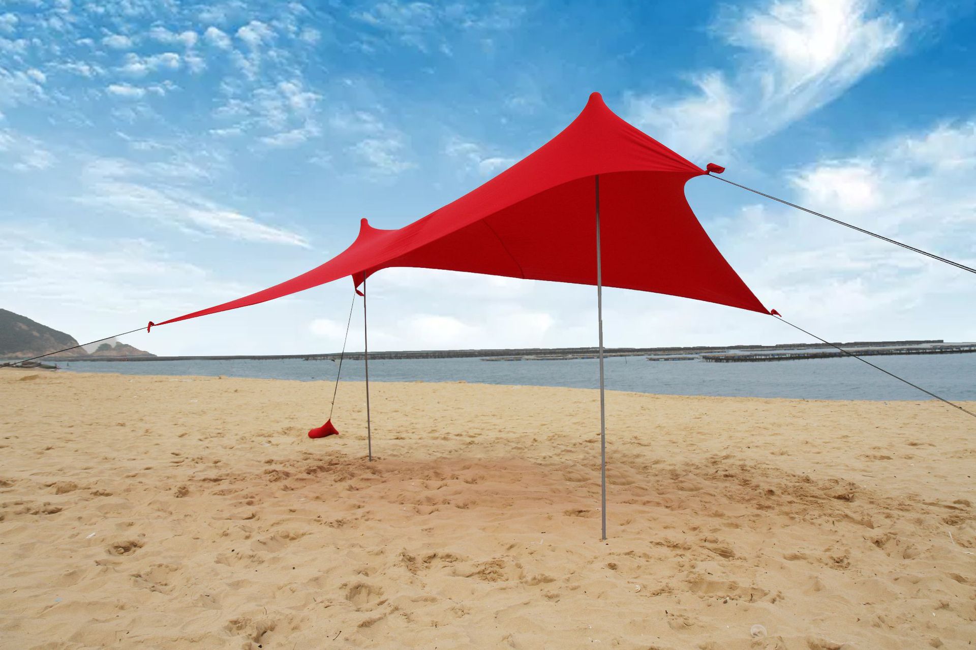 Upgrade for a beach canopy