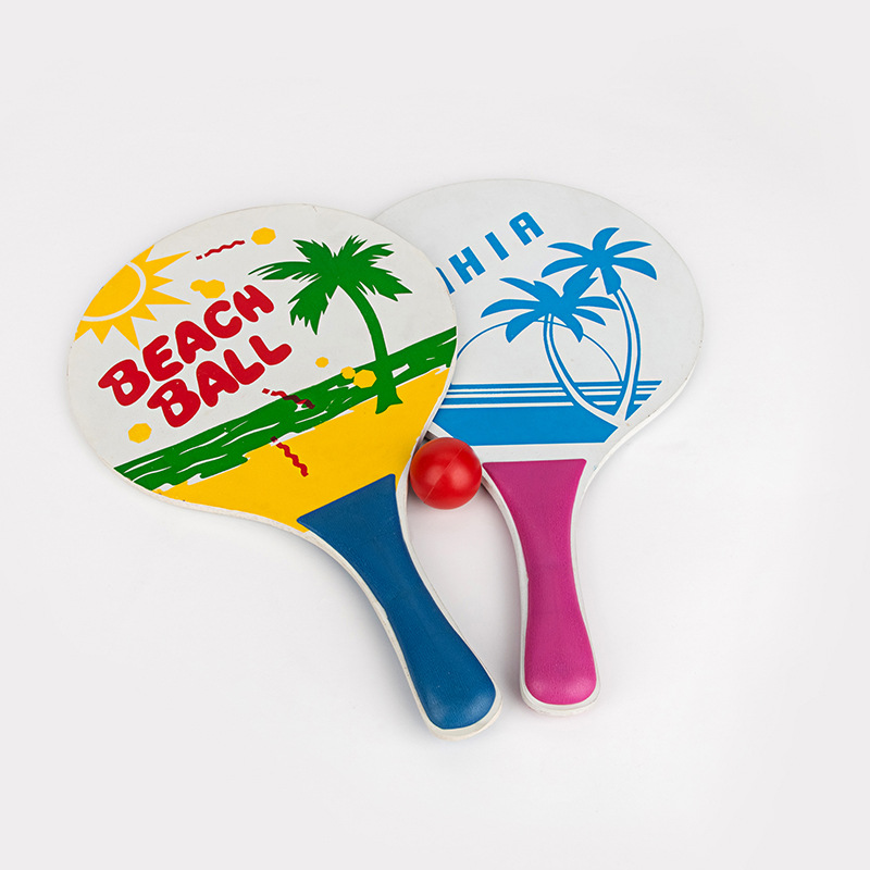 Wooden beach racket